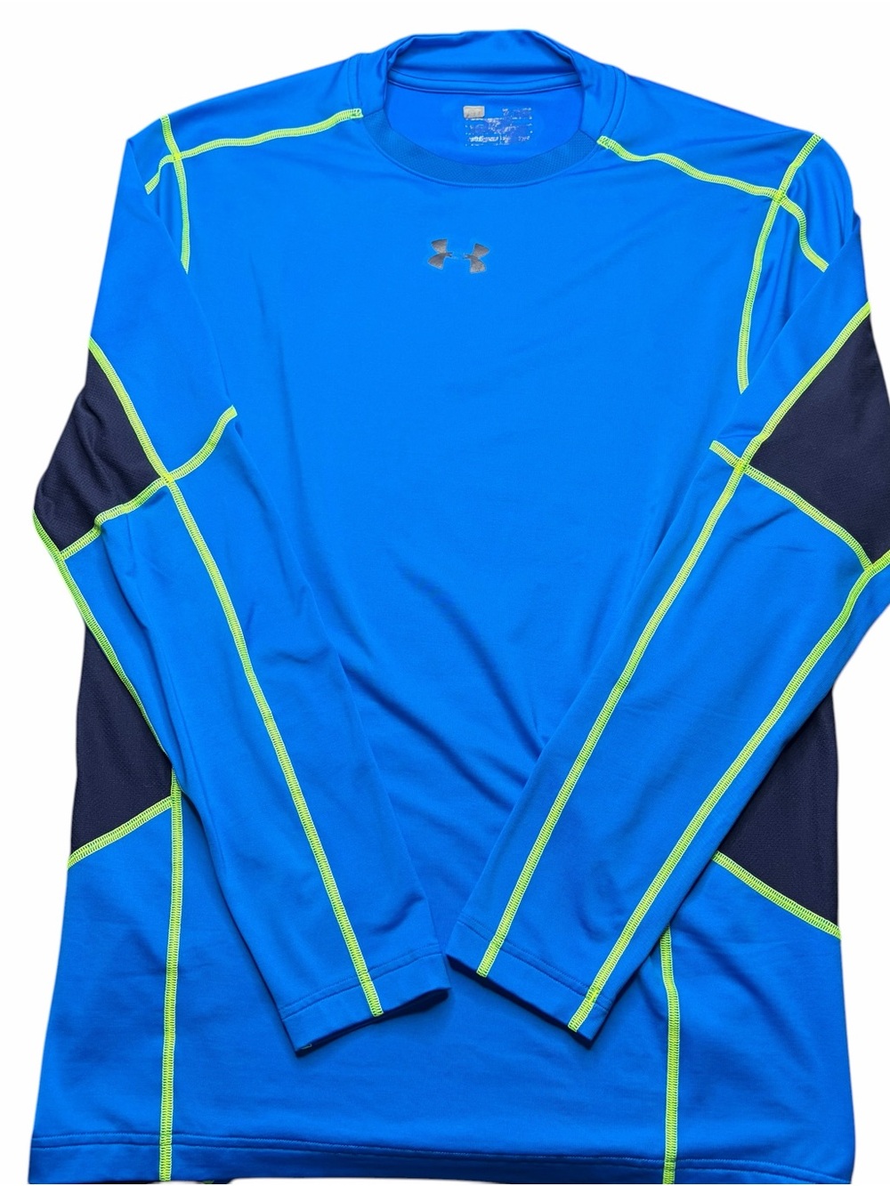 Under Armour Long Sleeve Fitted ColdGear Stretch Blue Men’s XL
